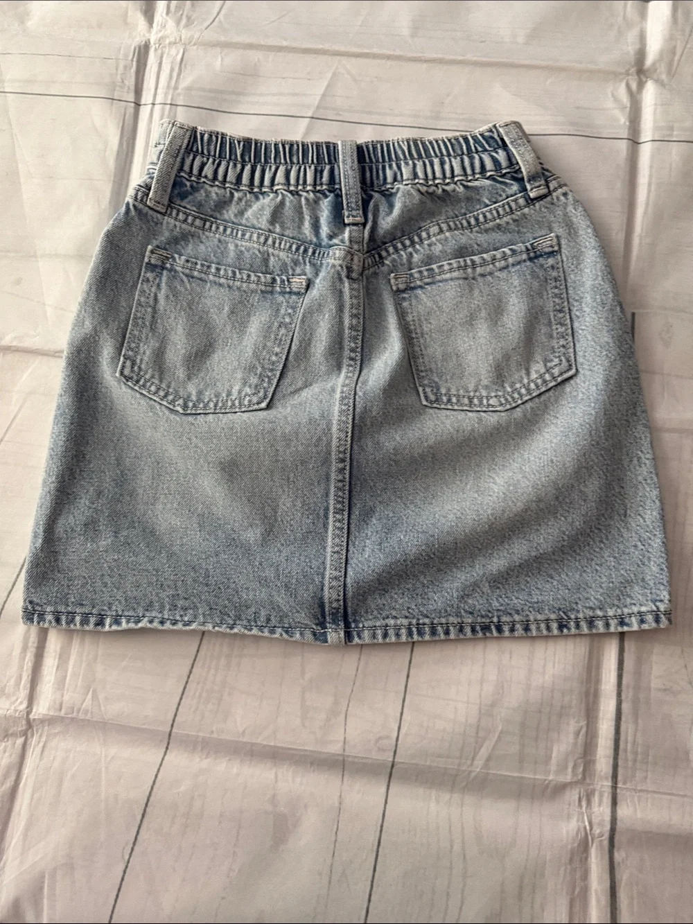 Old Navy Light Wash Denim Mini Skirt